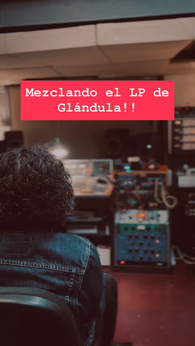 En el estudio con Alberto Charro ( Los Malinches, QDTLP) terminando las mezclas del que será el primer trabajo largo de Glándula.
10 temas originales grabados en la Studer de 8 pistas y mezclados con los vúmetros el rojo #hollersanalogstudio. #glandulashake #recordingstudio #analogrecording #studer #garagemusic #garagerock