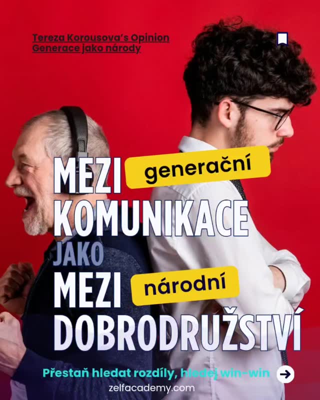👀 celý článek? Co si o tom myslíte a jak to máte vy?
https://www.zelfacademy.com/post/mezigenerační-komunikace-jako-mezinárodní-dobrodružství
#genz #genx #millennial #leadership #intergenerational #intercultural #zelfacademy #coaching