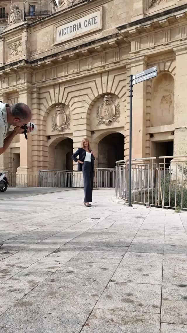 Fashion photoshoot shot in Valletta Malta.