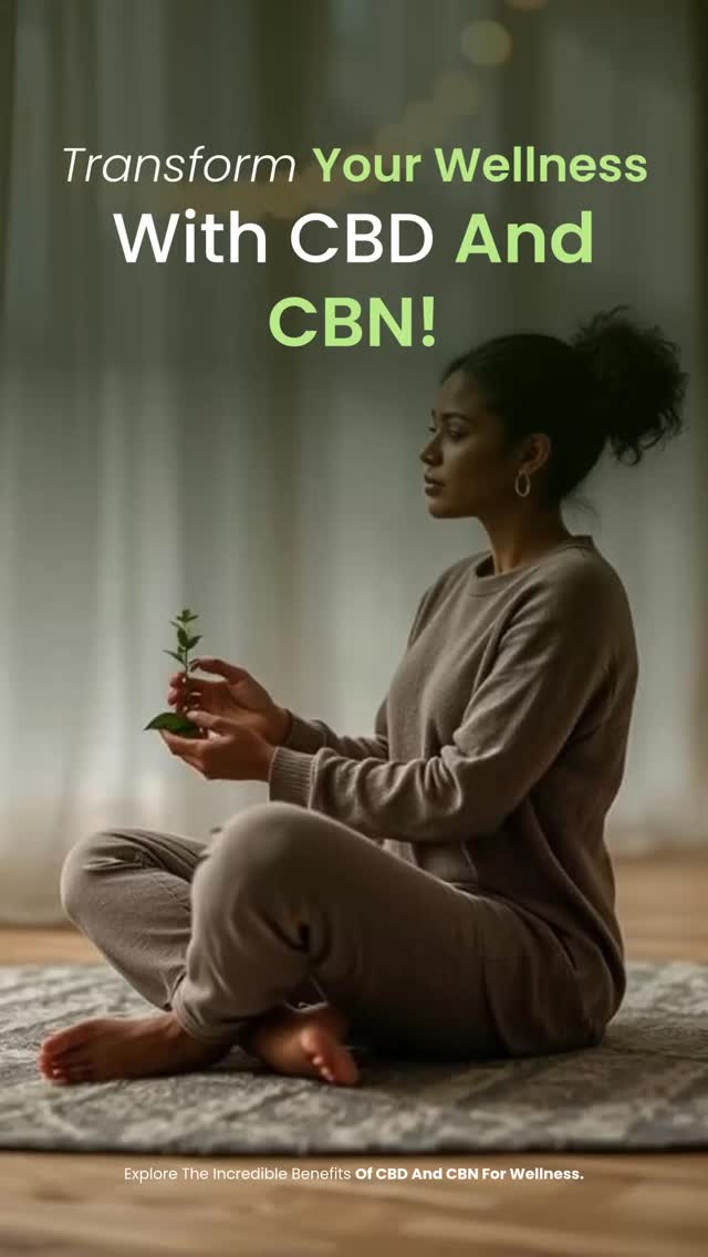 Discover the benefits of CBD and CBN for ultimate wellness and relaxation! 🌿✨