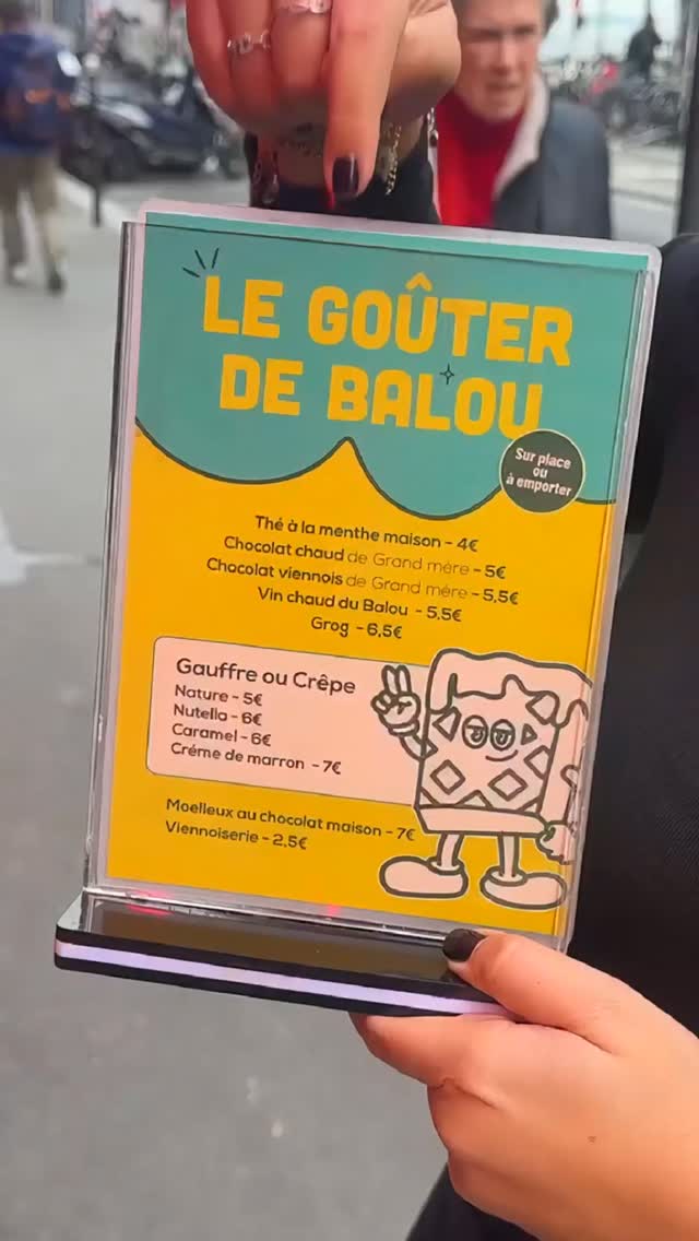 Il est 16h30 et t'as envie d'un goûter gourmand ?
Direction la Famille Balou ❤️
Balou 3 - 9 Rue aux ours, 75003
Balou 10 - 40 Rue Louis Blanc, 75010
Balou 11 - Coming soon 🫣
