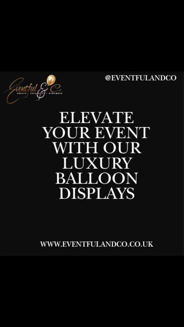 Elevate your event with our luxury balloon displays🎈
If there is something you cant see on our page, message us with your idea and we can create anything 🥰
#balloondecor #eventstylists #balloonart