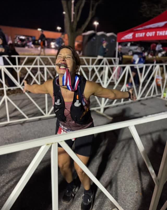 All smiles after 50 miles!!!!
Yesterday @adailydoseofdrea took on and conqured her first 50miler @jfk50mile !!
This was a big milestone and a huge accomplishment, Drea consistently rose to the challenge in training and took that confidence into race day.
There is absolutely no quit in Drea and it is constantly insuring and impressive how she takes challenges with a huge, bright smile on her face!
Congrats Drea!
#TEAMP3
#P3Fitness