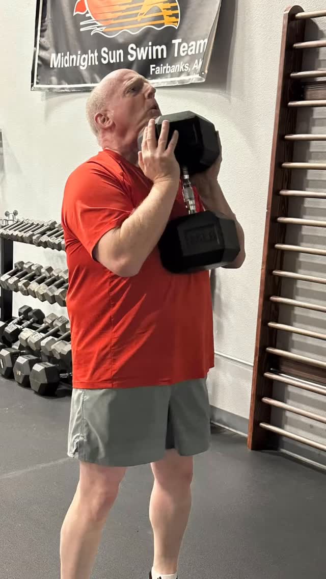 🟢 One of my favorite things as a coach is seeing clients and members annihilate goals they never thought they could accomplish. 🤩 Sam was very uncertain about this 85 pound dumbbell for his goblet squats this morning. 💪 Not only did he completely crush it, he did so for 5 reps at a super slow 3 count tempo. 🏅 He will never boast about himself so I’m doing it for him. 🟢
Whenever retirement comes, he’ll be more than ready to live it to his fullest potential. 🧗 Great work Sam! #tailormade4me #future #fairbanks #fitness #alaska #retirement