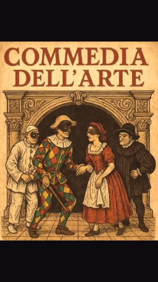 🎭 Commedia dell’arte: The Birth of Improv! 🎭
Step back into the 16th century, where masked performers brought laughter, drama, and satire to the streets of Italy!
Commedia dell’arte, the original form of improv theatre, was all about exaggerated characters, witty dialogue, and physical comedy. This theatrical style shaped modern comedy, from cartoons to sitcoms!
Before sitcoms and stand-up comedy, there was Commedia dell’arte—a revolutionary form of theater that took 16th-century Italy by storm! ✨
✨ Key Features:�🎭 Stock characters like Arlecchino (the clever servant) & Pantalone (the greedy old man)�😆 Slapstick humor & acrobatics�😷 Iconic masks & vibrant costumes�💬 Spontaneous, unscripted performances
This theatrical style shaped modern comedy, from cartoons to sitcoms! Ever noticed a bit of Commedia in your favorite shows? 👀🎬
🎙️ Tune into Curtains Up! as we explore the wild, witty, and whimsical world of Commedia dell’arte! 🎭
#ItalianRenaissance�#CommediaDellArte
#TheaterHistory