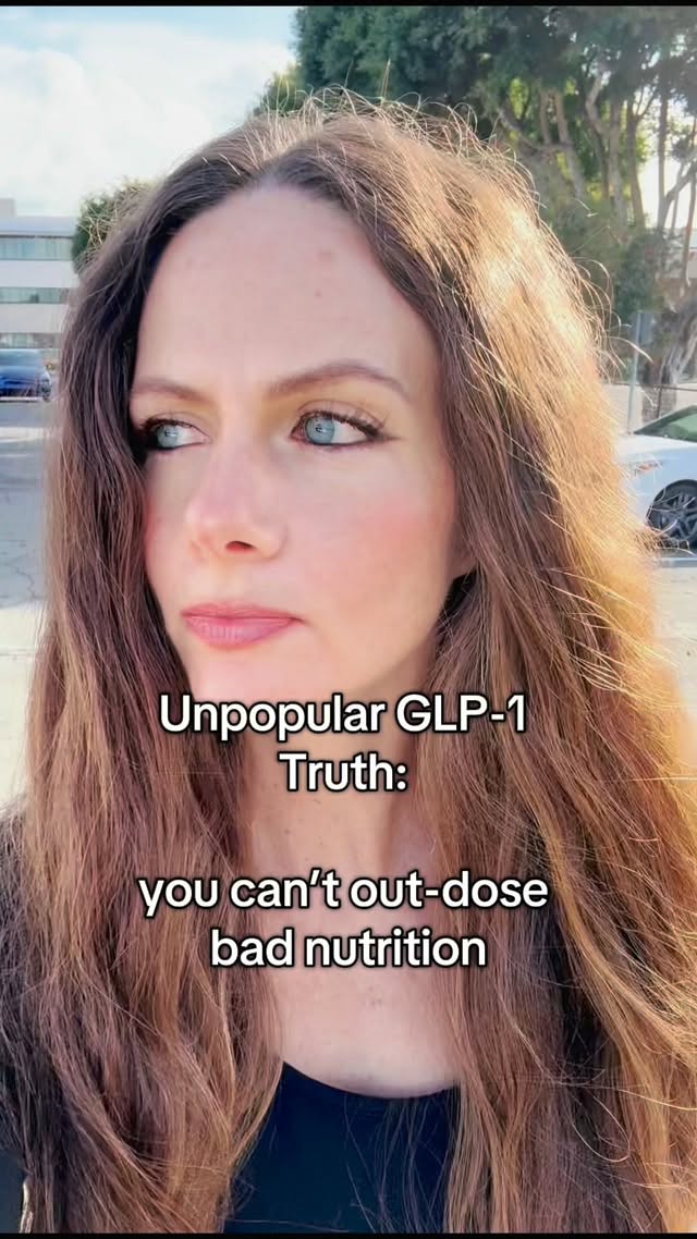 You don’t have a dosing problem.
You have a nutrition problem.
That’s why your progress has slowed — even on a GLP-1.
If meds were the whole answer, every woman on them would be melting fat with no issues. They’re not… because most meals aren’t built to protect muscle or actually drive fat loss.
You don’t need a new diet.
You need a new structure.
When your meals match your appetite and medication rhythm, results take off.
Here’s what that actually looks like:
→ Restructuring meals so you burn fat without under-fueling
→ Prioritizing and timing protein for both high- and low-appetite days
→ Closing the hidden nutrition gaps that quietly stall progress
Want a plan that actually works with your GLP-1, not against it?
Comment or DM me “RESULTS” and I’ll send you my free guide.
And click the follow button so you don’t miss any GLP-1 nutrition tips!
#glp1nutrition
#glp1weightloss
#weightlossdietitian
#glp1results
#GLP1diet