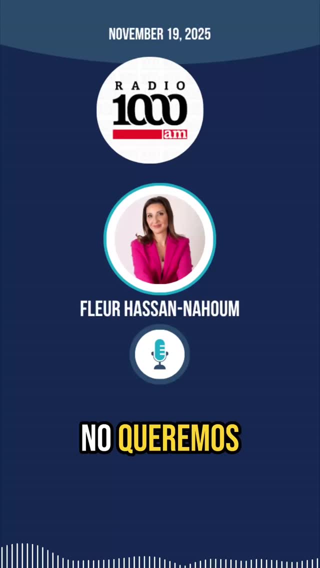 Quién va a tener la fuerza para desarmar a Hamás? - Fleur Hassan-Nahoum, exvicalcaldesa de Jerusalén y Enviada Especial del Ministerio de Relaciones Exteriores de Israel en Radio 1000