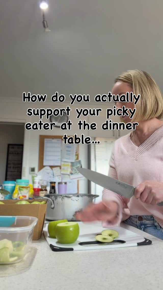 Parents often ask me:
“How do I support my picky eater at meals… and how do I know if they’re getting better?”
Here’s what I teach in clinic 👇
1️⃣ Create a predictable mealtime routine
Kids thrive when they know what’s happening and when.
Structure = safety = more willingness to try food.
2️⃣ Always serve 1–2 safe foods
This reduces overwhelm and keeps your child confident enough to explore.
3️⃣ Track food interactions, not just bites
Progress isn’t only about eating. It looks like:
• Touching a food
• Smelling it
• Helping prepare it
• Licking it
• Allowing it on their plate
If these things increase — you’re winning.
4️⃣ Reduce pressure (yes, even “just one bite”)
Pressure shuts progress down.
Curiosity builds it up.
5️⃣ Celebrate tiny wins
Confidence around food is built in baby steps — not leaps.
If you want to support your picky eater AND know whether you’re making progress, you need a plan that tracks the right milestones… not just what’s eaten.
That’s exactly what I teach inside my 6-Week Unfussy Eater Program — personalised routines, tracking templates, food chaining guides, and daily support.
Comment UNFUSSY and I’ll send you all the details
#pickyeater #pickyeating #feedingtherapy #kidsnutrition #mealtimestruggles parentingtips fussyeater feedingkids unfussyeater mealtimesolutions sensoryeating pediatricnutritionist toddlernutrition kidsfoodideas feedingpickyEaters autismnutrition neurodivergentkids mealtimebattles childfeedingexpert