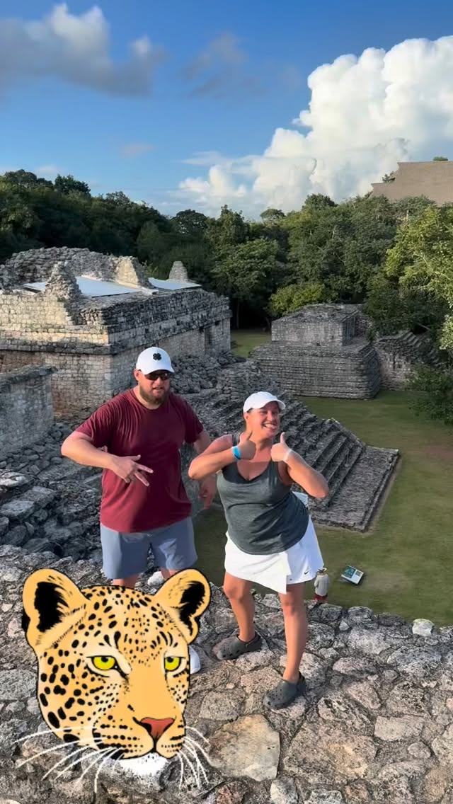 A FULL day-trip for three siblings form Illinois. With a tour booked with Señor Travel Bug to Chichén Itza, a cenote and Valladolid, they then read about Ek Balam and the fact that you can still climb the main pyramid there (higher than that at Chichen Itza anyway), so we tried and succeeded in doing it all! #mexico #cancun #privatetour #ekbalam #valladolid