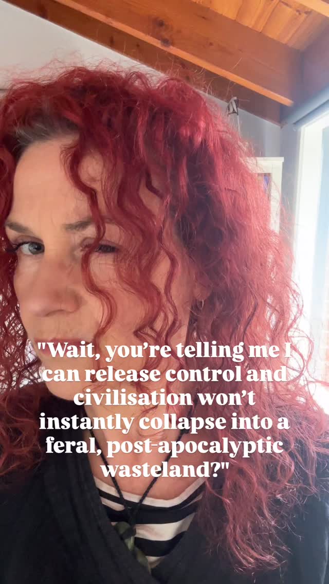 From a reformed - occasional lapsed - control freak I know what this feels like.
Exhausting and joy-sucking😔
But it didn't come from nowhere. There's a bloody good reason why it doesn't feel safe to let go.
For me, it was many years of not trusting - ironically - myself. Or the people around me.
I felt alone.
Things needed to change - and it took freaking courage. Plus a hero dose of trust and surrender.
And ongoing micro doses of compassionate curiousity.
Medication I still take to this day🩷