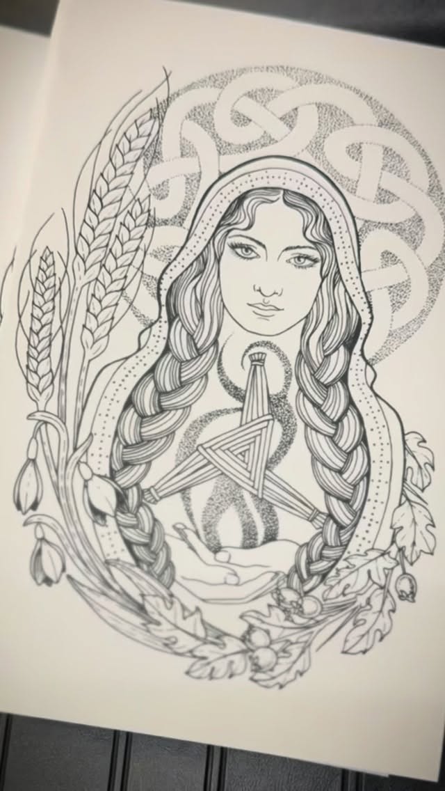 Just printing goddess greeting cards in time for the holidays, to be sold at @recirclehome and my shop. :)
-
Featuring the goddesses Brigid, Airmid, Gráinne, and Demeter.
-
#triplegoddesstattoos