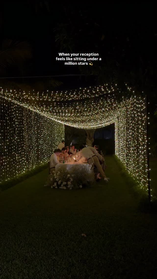 An absolute dream ✨
One of the reason I booked @bajalunamexico is because of this tunnel of lights, it felt magical having our reception there
Venue: @bajalunamexico
Planner: @joyfulevents.ca
Photography: @victorianyquvestphoto
Videography: @kylehustis
Content Creator: @idodiaries_
Bride’s HMUA: @alisha_hopps
HMUA (family): @loscaboshairandmakeup
Florals: @cristinag__florals
DJ: @emmanuelibarradj
Dress: @novellebridalvancouver x @watters
Veil: @janerhyanthecollection
Rings: @shopspence
Tux: @indochino
Tablecloth: @bespokedecor
Transportation: @caboshuttleservicesmx