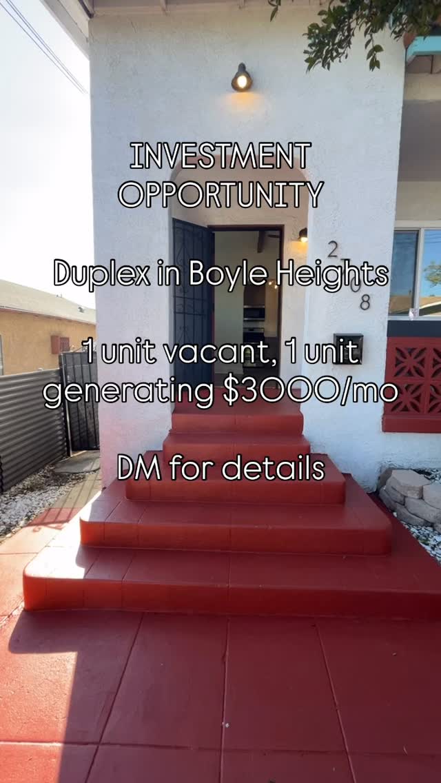 #larealestate #incomeproperty #realestate #losangelesrealestate #boyleheights #investment