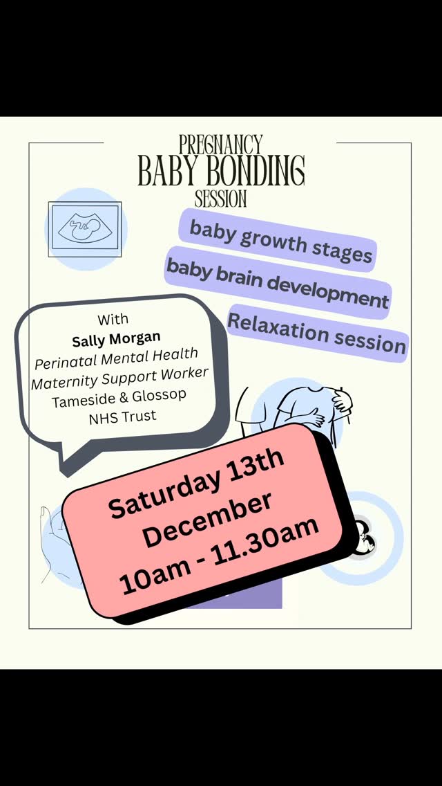 🌟 RESCHEDULED SESSION 🌟
NOW Saturday 13th December - 10am to 11.30am.
Book your FREE place through eventbrite or on our website
www.thehappybumpclub.com
https://www.eventbrite.co.uk/e/the-happy-bump-club-51-tickets-1972036467159?aff=oddtdtcreator
Emma x