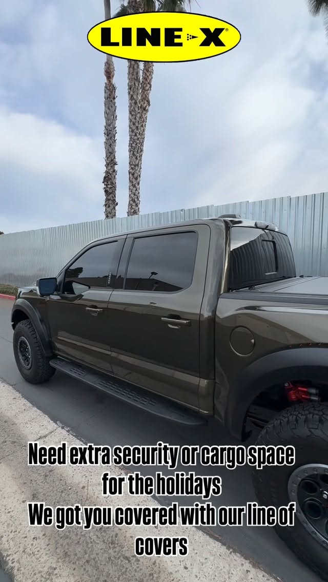 Looking for extra space to hide those holiday presents. A bed cover might be what you’re looking for. We have a whole line of different styles folding, rolling and rechargeable covers.
#linexsandiego #linex #linexsd