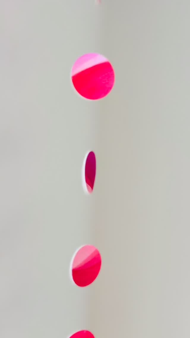 Punktgirlande - rosa