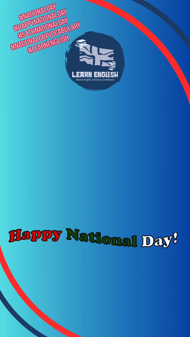 #happynationalday #nationalday #uae🇦🇪 #54thnationalday #learnenglisheasy