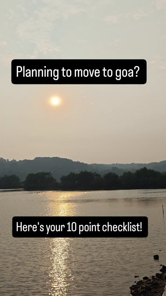 We did it in 2019 and we are forever grateful.
If you're in a position to do it, here's our 10 point checklist.
1. Choose a school. Yes choose this before you decide which location works for you. You want to have a home close to the school you are sending your child to.
2. Choose a hospital for emergencies. Never choose a home without figuring out the nearest hospital. If you're 90 mins away from help, you're in trouble.
3. Identify your solution for groceries. Instamart and Blinkit have made it easier. But if you don't have coverage, you'll need a grocery store.
4. Check rental rules. If you're in a gated community that allows short term rentals, prepare for unpleasantness.
5. Maintenance. Different homes have different maintenance costs. If you're renting, some landlords include it in your tent. Some don't. Be sure to check.
6. Beaches are not everything. Living next to a beach is not what you think it's like. These areas are highly commercial, busy and expensive. If you're moving with family, look elsewhere.
7. Restaurants are everywhere. Just because an area is far from your favorite restaurant, doesn't mean there aren't others that are equally good.
8. Security. Most gated communities have a security team. If they don't, look elsewhere. If you are moving to or renting a stand alone, you can still hire a security team on your own.
9. Memberships. Goa has some great clubs for sports and recreation. So if you like to play tennis/pickleball/squash, you should look up nearby clubs and sign up.
10. Neighbours. This one's tricky. To the extent possible, try and find out who your neighbours are. It can make the difference between a great and a horrid experience.