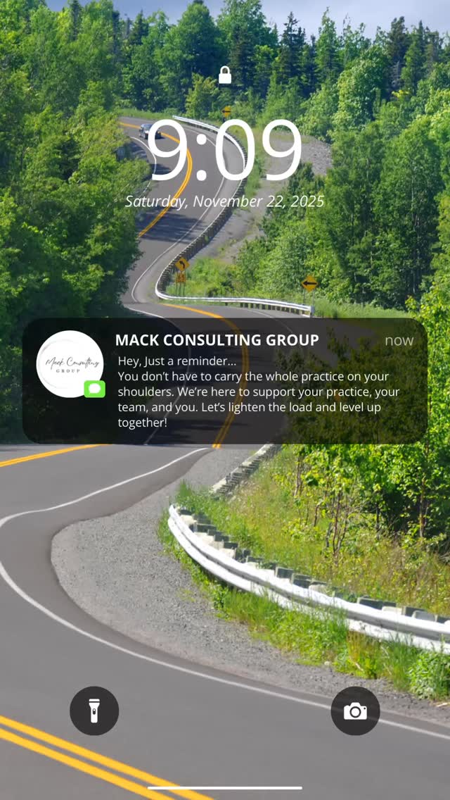 Some reminders hit different when you’re running a whole practice.
We know the pressure you carry… the schedule, the patients, the team, the numbers. You don’t have to do it alone. This is exactly why we show up, to support your systems, your people, and you.