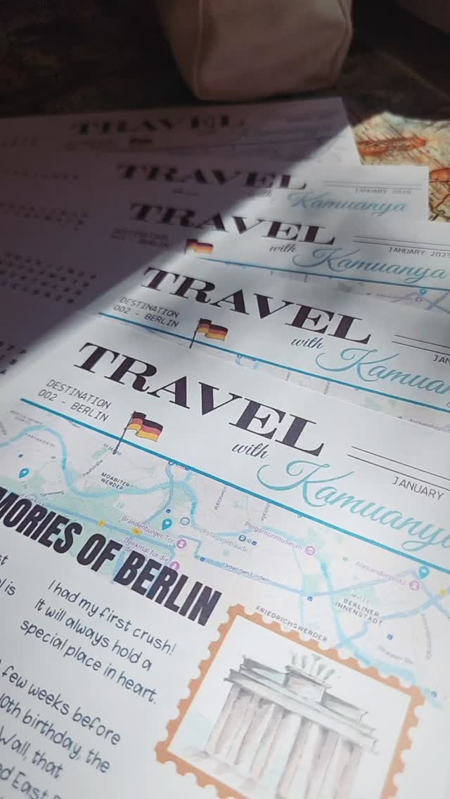 ✨ January’s Travel Mail Club is officially here — and I’m so excited to continue sharing these tiny adventures with you in the new year! 💌✨
This month’s newsletter is is all about Berlin, Germany. Some of it is from personal memories as always and some is perfect for explorers and travel lovers to discover more about the place!
If you want to receive this destination — BERLIN — make sure you’re signed up by December 31st.
Each month brings a brand new location, new art, and a soft little escape delivered right to your mailbox. Sign up is in my links. 🩵
#TravelMailClub #TravelWithKamuanya #HappyMail #TravelArt #StationeryLove #MemoryKeeping #IllustratedMail #kamuanyadesigns