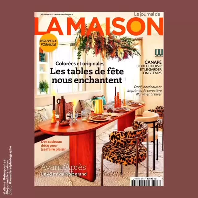 A découvrir dans le numéro de décembre #575 du Journal De La Maison cet espace dessiné par l’agence @space_factory_paris où se mêlent douceur, rondeurs, calme et volupté…
Camaïeu de blancs, de beiges et de bruns.
Sélection coussins « Velvet brown », « Silk rural » et « Silk rustic », verres à vin Swirl wine glass high ochre, et horloge « Retro ceramic clock pink »
@hkliving
Merci @lejournaldelamaison photos @yannderetphotographe
Style @elenpouhaer
@beau_agency