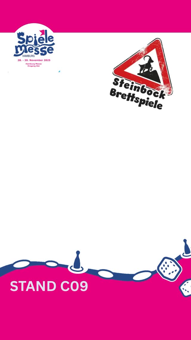 🐐 Stand C09 – Steinbock Brettspiele auf der Spielemesse Hamburg 2025!
Frisch gegründet und voller Leidenschaft: Steinbock Brettspiele ist ein junges, mittelhessisches Familienunternehmen, das 2025 mit einer klaren Mission gestartet ist – Brett- und Kartenspiele zu schaffen, die bleiben. 🎲💚
Hier geht es nicht um den nächsten schnellen Trend, sondern um langfristigen Spielspaß, Liebe zum Detail und nachhaltige Qualität. 🌍♻️
Produziert wird bevorzugt in Deutschland und Europa, mit dem Ziel, auf Plastik zu verzichten – wo immer es sinnvoll möglich ist.
Kommt am Stand C09 vorbei, lernt eure Steinböcke kennen und entdeckt Spiele, die mit Herz gemacht sind und Generationen verbinden – denn #spielenverbindet 💫
#SteinbockBrettspiele #SpielemesseHamburg #StandC09 #NachhaltigSpielen #BrettspielLiebe #Familienunternehmen #hamburgs