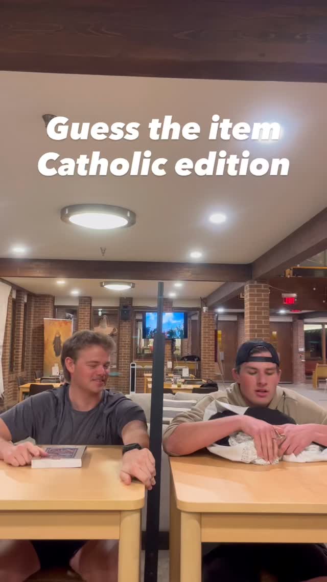 Justin and Austin are back with some fire content 🔥
#guesstheitem #game #catholic #colorado #fortcollins #ramcatholic #csu #focus #coloradostateuniversity #stjohns #campusministry #finals #trend