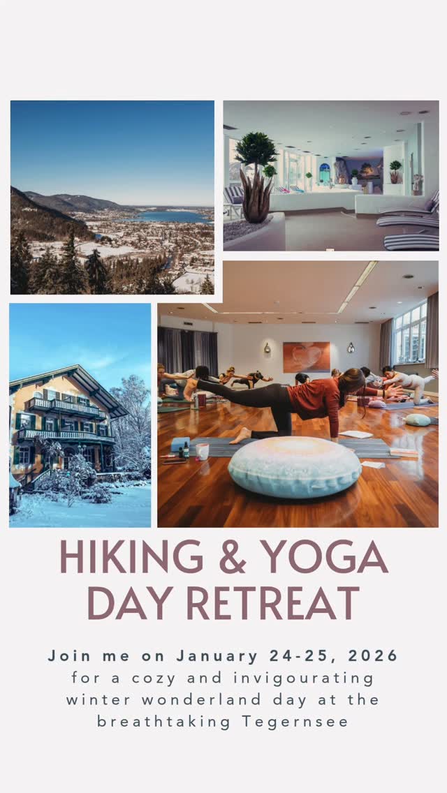 What if you could step away from the noise for just two days… and come back softer, stronger, and more you again?
As moms, we carry so much — the planning, the tending, the invisible load that never really stops.
And without realizing it, our nervous system stays “on” all the time.
This retreat happening on Jan 24–25 at Tegernsee is your space to exhale.
To hike in fresh mountain air, move your body without rushing, and rest deeply knowing someone else is holding the space for you.
Whether you’re pregnant, postpartum, or years into motherhood — this weekend is for any woman who’s been giving nonstop…
And needs a moment to receive.
✨ Choose Saturday, Sunday, or the full weekend
✨ Warm lunches, mindful yoga, restorative practices
✨ Small group, safe space, gentle pacing
If your body is whispering “I need this,” trust that.
➡️ Link in bio to save your spot (early bird ends soon) 💛
#hikeyogaretreat #TegernseeRetreat #retreatyourself