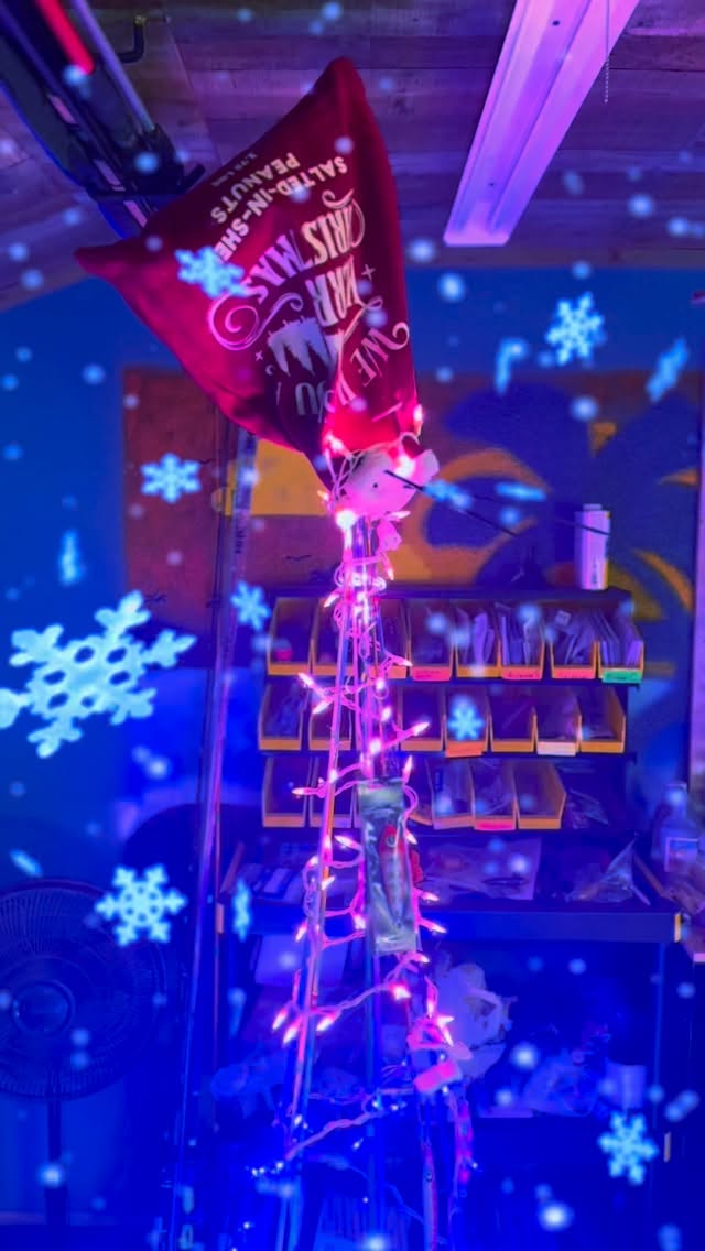 BLACK FRIDAY & CHRISTMAS is around the corner don’t forget to check @bassproshops @academy @westmarine for any Black Friday deals but can always go to @ecoxgear to grab the line up of the best waterproof Bluetooth on the market with price and extra loud. My annual fishing rod tree with @krakenjigz ornaments #christmas #powercorerods #customfishingrods #customrods #lakeplacidflorida #fishingrods #madeinusa #rodbuilder #rodblanks #blackfriday #fyp #viral