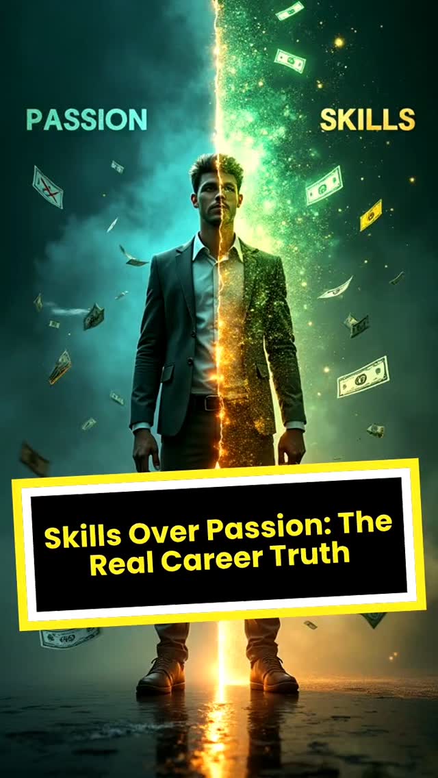 They sold you a dream job that doesn't exist. Here's the real formula.
.
.
.
.
.
#careeradvice #millennials #WorkLifeTruths #fypchallenge#HardTruthsOfLife #MotivationalSpeaker