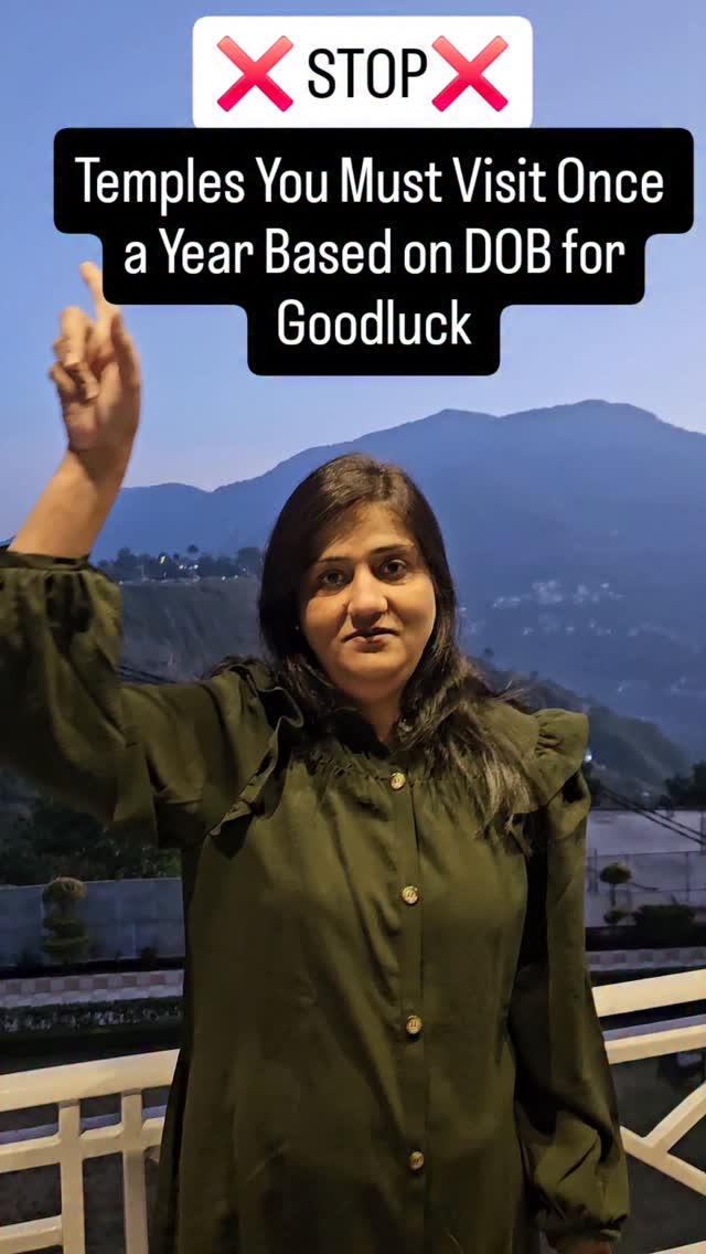 🔥 STOP SCROLLING! 🔥
This Message Found You for a Reason 🔱
Your **Date of Birth** silently carries a divine code…
A code that reveals *which sacred temple* protects you, guides you and blesses your path.🌟 Every birth date is ruled by a planet.
Every planet is linked to a powerful temple.
And when you visit that temple once every year, unbelievable shifts happen:
✨ Obstacles dissolve
✨ Money begins to flow
✨ Luck starts favouring you
✨ Relationships stabilise
✨ Energy becomes lighter
✨ Protection increases
Not because of superstition —
but because you align yourself with your ruling deity’s frequency.
This is why some people feel instant peace, instant clarity,
or even instant blessings in certain temples…
Their soul is returning to its source vibration.
🔱 Your DOB = Your Temple. Your Temple = Your Fortune.
👉 Swipe and find your Good-Luck Temple based on your Date of Birth.
Do THIS once a year… and watch how life starts shifting in your favour.
🕉️ Guided with Divine Intention
Acharya Neeta Sharma
💬 Comment CODE for your personal DOB-based Temple Guidance
📩 DM me for an in-depth Reading
🔖 Save this post — your life may need this reminder again
🌟 Share this with someone who needs blessings
#GoodLuckTemple #DOBAstrology #DivineGuidance #TempleEnergy
#BirthDateSecrets #AcharyaNeetaSharma #SpiritualCoachIndia
#JyotirlingaDarshan #ShaktiPeeth #NumerologyMagic
#EnergyHealingIndia #TempleCodes #ManifestationJourney
#SpiritualAwakeningIndia #TempleVibes