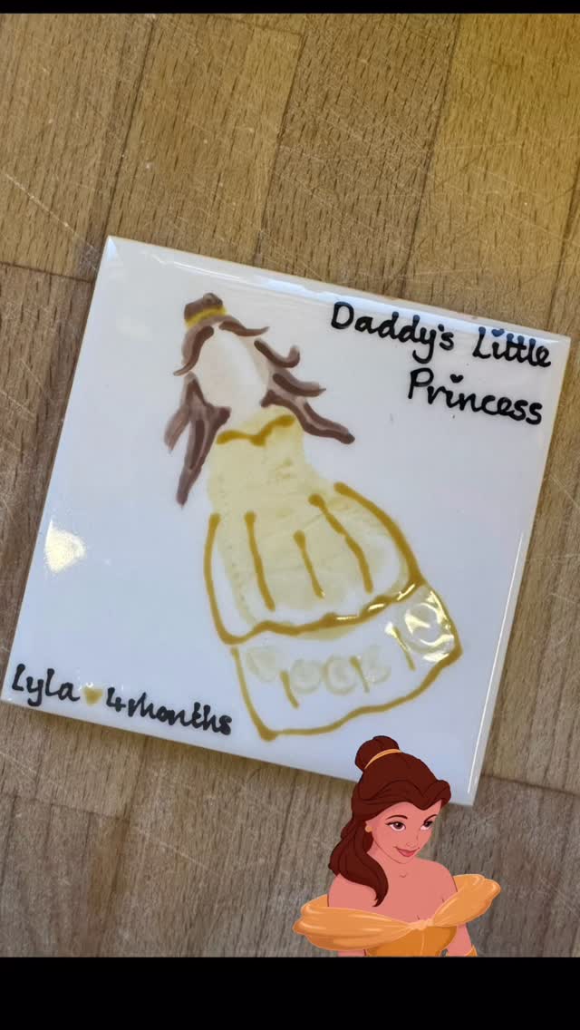 From tiny toes to a tale as old as time ✨👑 Daddy’s little princess turns into Belle — a keepsake as magical as your little one!
#firedcrafts #solihull #solihullmums #princess #beautyandthebeast #paintyourownpottery #pyop #birminghamuk #solihullmoms #solihullbusiness