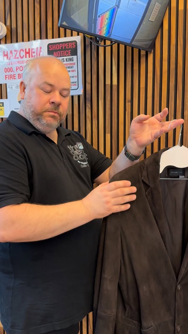 Suade Jacket done with a class #leatherjacket# #braddon# #thecleanclosetdrycleaners# #bestdrycleanerimcanberra#