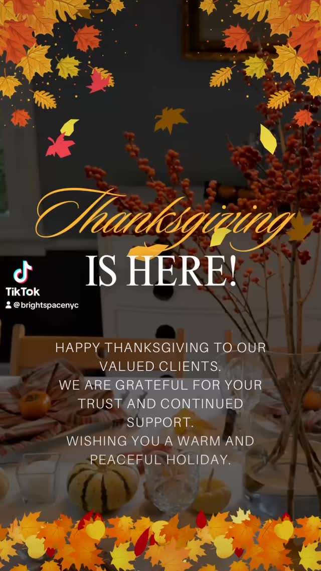 From all of us at Bright Space Cleaning, thank you for allowing us to care for your spaces throughout the year. Your trust means everything to us. Wishing you and your loved ones a joyful and restful Thanksgiving.
#HappyThanksgiving #GratefulClients #BrightSpaceCleaning #NYCBusiness #LocalBusinessNYC #ThankfulSeason #ProfessionalCleaning #CommunityFirst