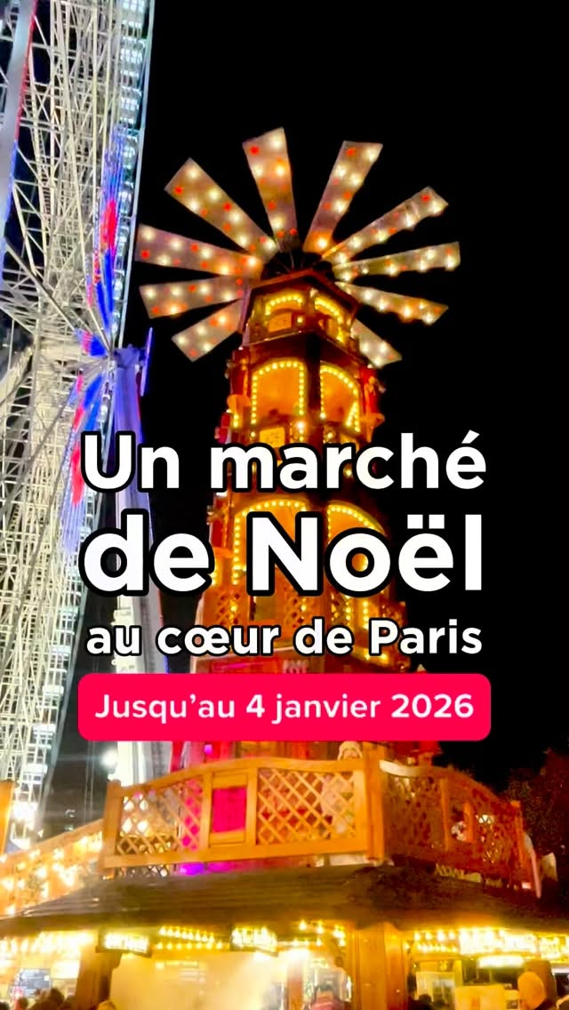 Ca y est ! C’est le coup d’envoi du marché de Noël dans le jardin des Tuileries. Depuis le 15 novembre, Il flotte comme un air de fête et de gourmandises dans ses allées.
Vin chaud, marrons grillés, tartiflettes et autres spécialités venus du froid sont proposées pour se réchauffer dans un espace dédié dénommé le marché gourmand. Avec plus de 80 chalets, on trouve aussi sur place de nombreux stands pour des idées cadeaux. Un spectacle gratuit est proposé pour les plus jeunes tous les samedis et dimanches et tous les jours pendant les vacance scolaires. Et pour faire le plein de sensations fortes, de nombreuses attractions sont proposées : Train fantôme, auto-tamponneuses et chaises volantes... A moins que vous ne préfériez découvrir une des plus belles vues de la capitale depuis la grande roue, mais attention au vertige. Rendez-vous tous les jours dans le Jardin de Tuileries sur la rue de Rivoli de 11h à 23h45 jusqu’au 4 janvier 2026.
———————
🎠 Marché de Noël des Tuileries
Jardin des Tuileries - Paris 1er
Du 15 novembre 2025 au 4 janvier 2026
Ouvert tous les jours de 11h à 23h45.
Jusqu’à 19h30 les mercredi 24 et 31 décembre 2025.
#feteforaine #tuileries #marchédenoël #marchédenoël #christmasinparis #fetesdefindannee #manèges #timeoutparis #winterinparis #parislanuit
