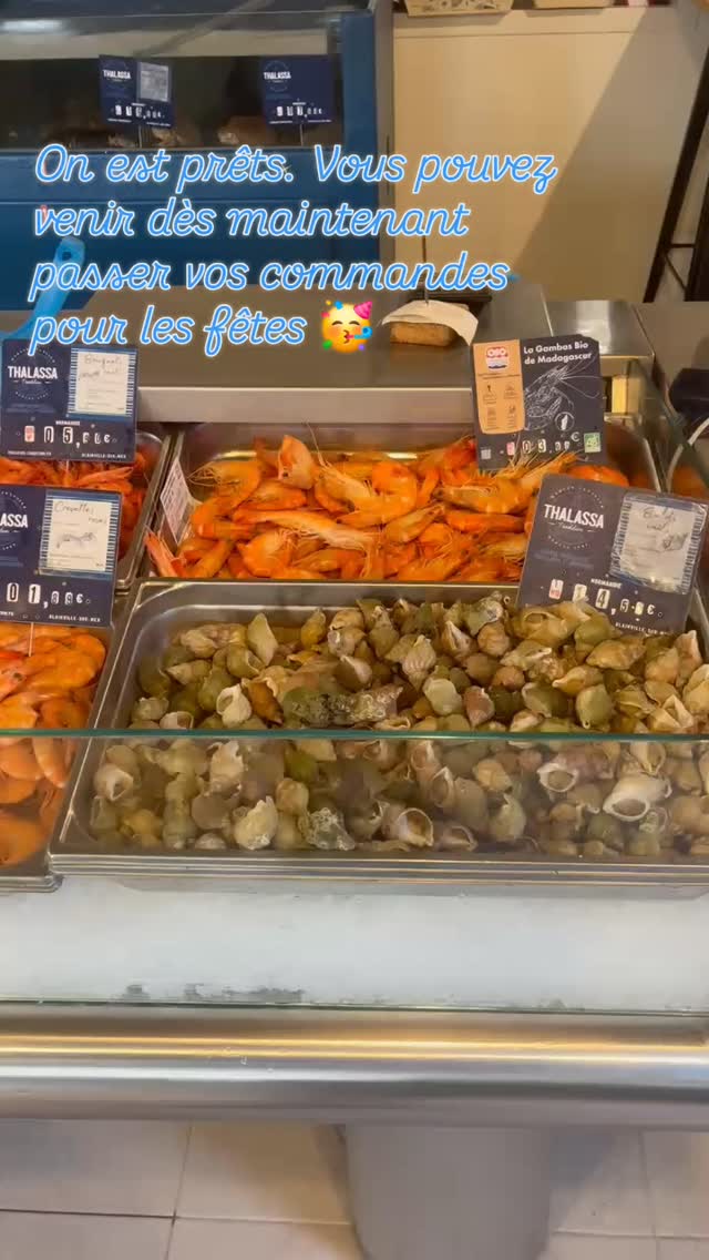 En plus on vous offre 6🦪huîtres🦪 de Blainville au moment où vous passez commande pour les fêtes🤩