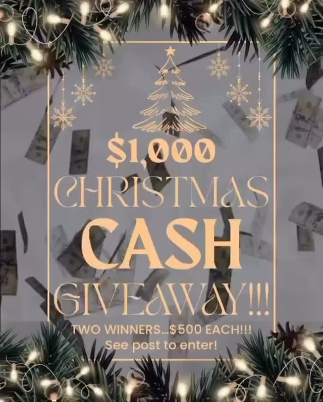 ✨IT’S TIME FOR A GIVEAWAY!!!✨
We’ve teamed up with some amazing local small businesses to give away $1,000 CHRISTMAS CASH!!!!🎄🤩 2 winners will receive $500 CASH EACH!🤑
⚠️Please be aware of giveaway scams! We will never ask you to click any links or provide us with any personal/payment info!! If you are our selected winners…you will be tagged in the COMMENTS of @babycakebouquets post & in our stories!
2 Winners will be drawn Friday 12/19!
💰Head over to @babycakebouquets post to see how to enter!🤩
As always, thank you for supporting our small business!🫶🏼