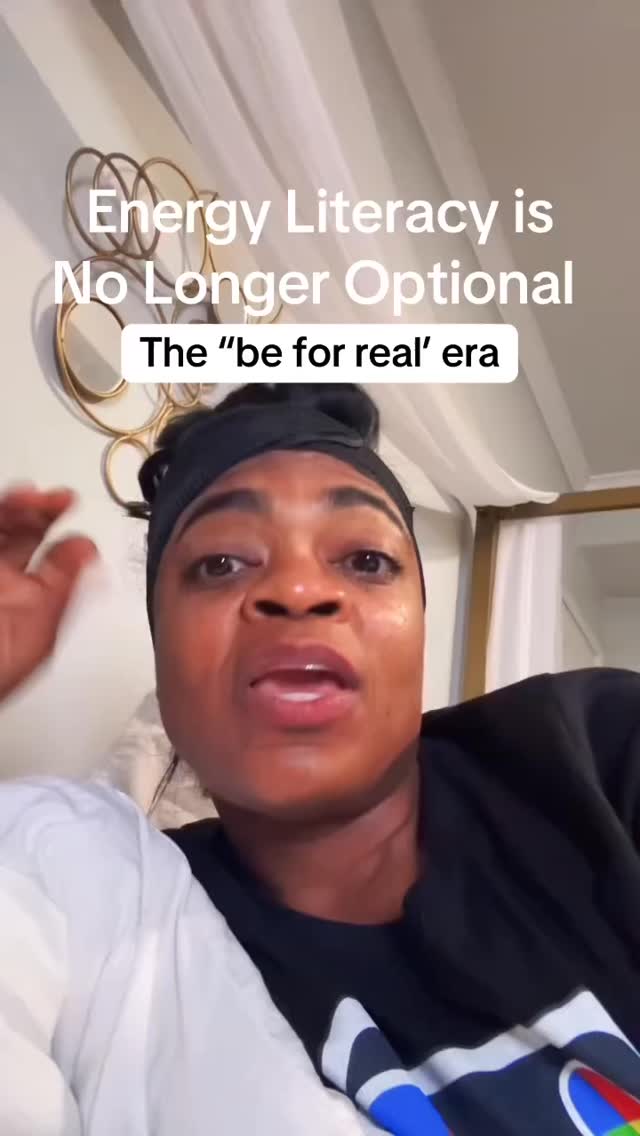We’re in the be for real era —everybody stay aligned! #beforreal #energyliteracy #emotionalwealth #healingnothustle #selfleadership