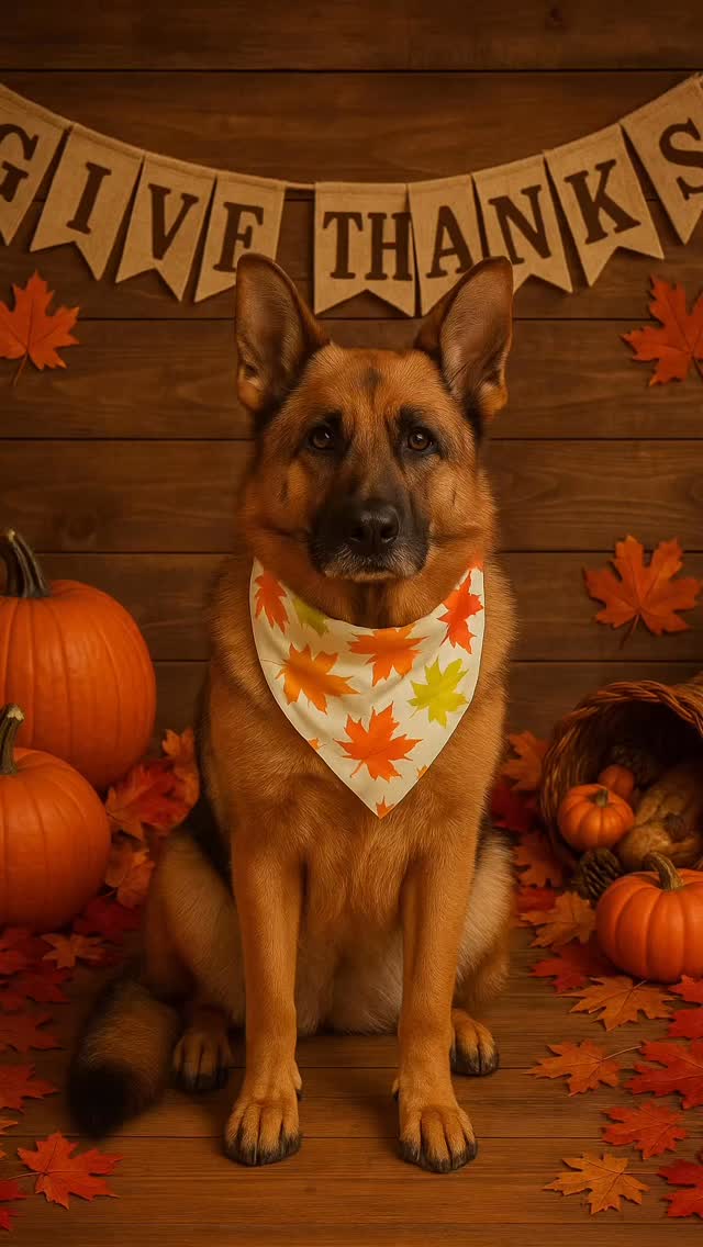 May your life be filled with moments of gratitude, acts of giving, and cherished memories. #dogsofinstagram #gsd #thanksgiving #germanshepherd #gsdofinstagram #gsdlife #gsdnation #gsdlove #dogs