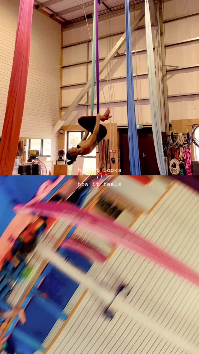 Ooh-ee-ooh, hammock training is fun 🎪
Especially when there’s a banger playing 🤭🪩 Putting this reel together made me realise I was spinning quite a bit faster than it felt at the time! It’s wild how different the pace looks on the stand camera versus the pov one.
#hammocktraining #aerialtraining #povvideo