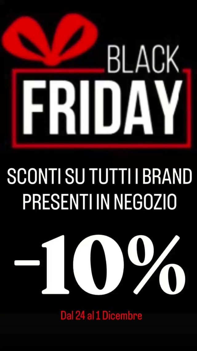 🎉 BLACK FRIDAY IN NEGOZIO!
Sconti su TUTTI i brand presenti!
Dal 24/11 al 1/12/2025
È il momento perfetto per fare shopping! #zucchi #bassetti #caleffi #alvieromartini1classe #Lanerossi #ViaRoma,60 #maisonsucrée #ilgialdostorico