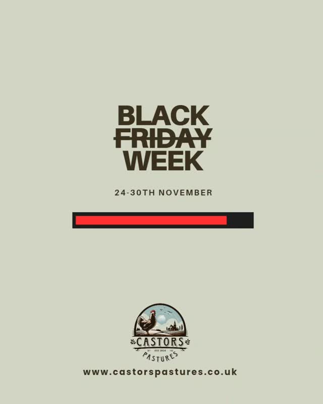 โจ Big week incomingโฆ โจ
Black Friday Week is almost here, and weโve lined up some incredible offers you wonโt want to miss. ๐
๐ If you're visiting us at Hemingford Abbots Christmas Market tomorrow (23/11), you'll get early access!
If not...
๐
Mark your calendars: Monday morning our deals go live!
๐ป Keep an eye on our website & socials for the drop.
Trust us, these offers are too good to miss ๐ฅ
#CastorsPastures #castorandailsworth #pasturedpoultry #pasturedchicken #pastureraisedchicken #OrganicFarming #organicfoods #blackfridayuk #blackfridaydealsuk