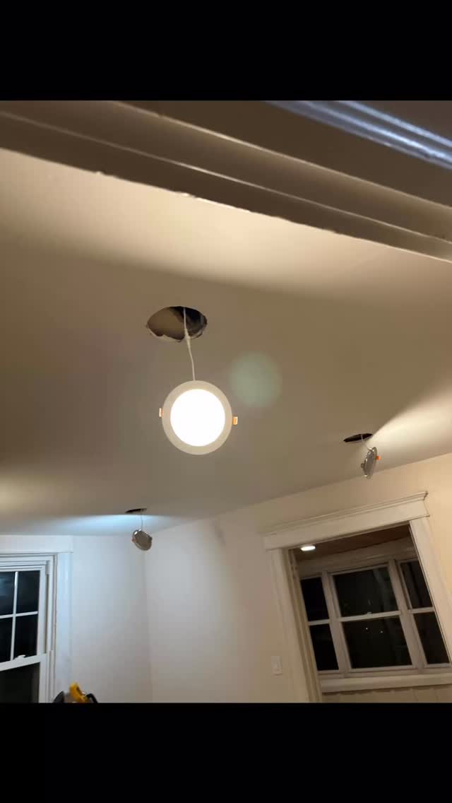 LED ceiling lights compatible with Alexa dimmable by Bluetooth control #generalcontractor#electricity#electrician#permits#licensed#modern#homeimprovement