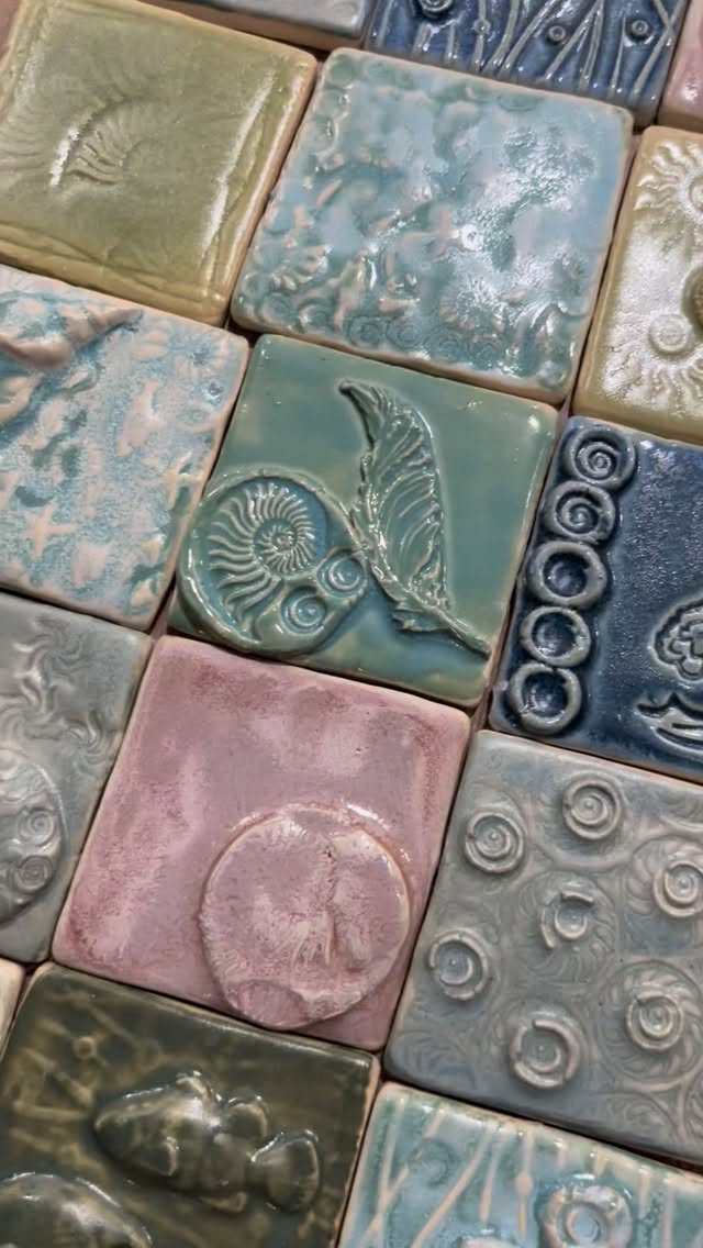 Tiles are all done #pottery #handmade