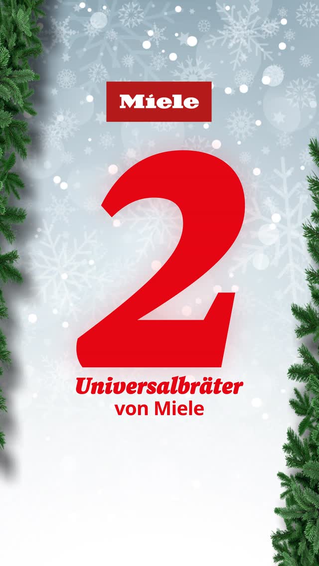 🥘 Für alle Genussmenschen: Wir verlosen einen Universalbräter von Miele! 🎉 Perfekt für saftige Braten, aromatische Schmorgerichte und deine Lieblingsrezepte. Vielseitig, hochwertig und ideal einsetzbar in Backöfen und auf allen Kochfeldern außer Induktion und Gas. Lust auf Genuss? Mach mit und sichere dir die Chance auf köstliche Momente. Wir drücken dir die Daumen! 🤞🍀
👉 So machst du mit:
1. Like diesen Beitrag ❤️
2. Folge unserem Account 👥
3. Kommentiere dein Lieblingsgericht, das du im Universalbräter zubereiten würdest 🥘
Mit ein bisschen Glück gewinnst du den Universalbräter von Miele. 🍀 Und das ist noch nicht alles: Mit deiner Teilnahme heute sicherst du dir nicht nur die Chance auf den Tagespreis, sondern auch auf unseren großen Hauptgewinn am 24. Dezember – eine Traumküche im Wert von 10.000€ von Burger Küchen! 🎄✨
Viel Erfolg und happy Adventszeit. 💛
#musterhausküchen #gewinnspiel #advent #wirsindküche #küchen #kitchen #inspiration #küchenprofis #küchenplanung #miele
Veranstalter des Gewinnspiels ist die musterhaus küchen GmbH. Dieses Gewinnspiel steht in keiner Verbindung zu Instagram oder Facebook und wird in keiner Weise von diesen Plattformen gesponsert, unterstützt oder organisiert. Es begründet keinerlei Rechtsansprüche gegenüber Instagram oder Facebook. Für die Teilnahme musst du mindestens 18 Jahre alt sein und einen Wohnsitz in Deutschland haben, ausgeschlossen sind Mitarbeiter des Gewinnspielveranstalters und deren direkte Angehörige.
Die Teilnahme ist nur in dem Gewinnspielzeitraum möglich. Die Teilnahmefrist endet am 02.12.2025 um 23.59 Uhr. Die Teilnahmefrist für den Hauptgewinn endet am 31.12.2025 um 23.59 Uhr. Die Ziehung der Gewinner erfolgt rein zufällig. Die Gewinner werden per „Direct Message“ informiert. Der Rechtsweg ist ausgeschlossen, eine Barauszahlung ist nicht möglich. Vollständige Teilnahmebedingungen findest du unter https://www.musterhauskuechen.de/adventskalender