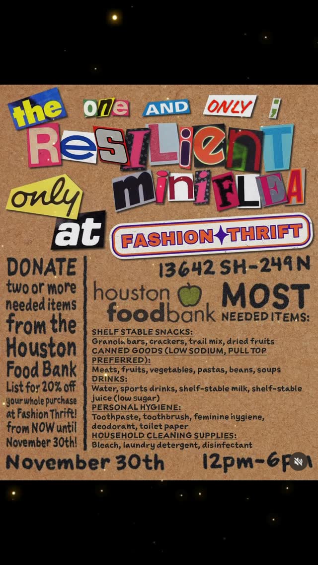 Come see us tomorrow at The Resilient Mini Flea!!! We will have so many deals, great vendors, and great finds!
Follow: @resilienthtx
#supportsmallbusiness #thingstodoinhouston #market #vintage #fashion