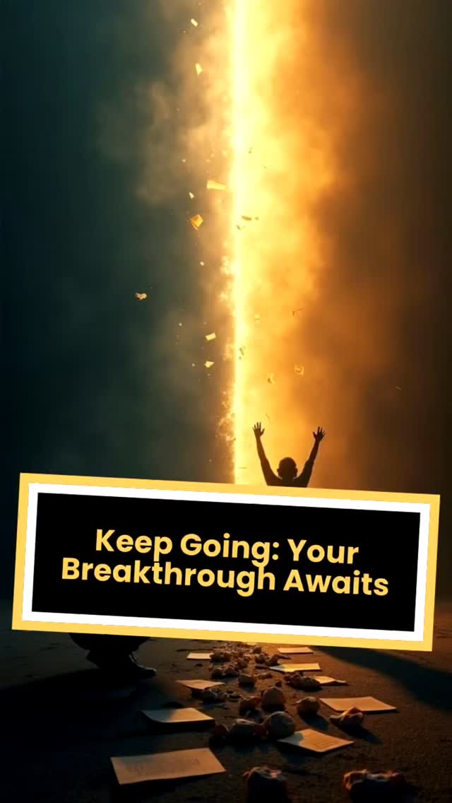 Don't quit. Your breakthrough is closer than you think. 💪✨
.
.
.
.
.
.
#NeverGiveUp #KeepGoing #Motivation #DontQuit #Breakthrough #Persistence #FYP #Viral #yougotthisgirl❤️