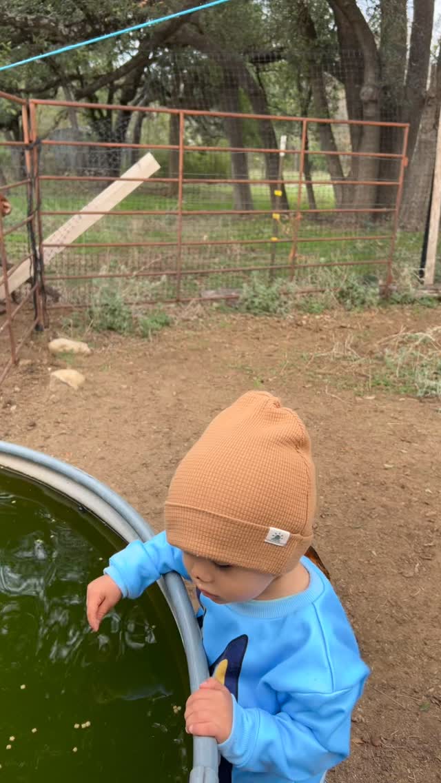 Sibling meeting going on in the back there 🥰