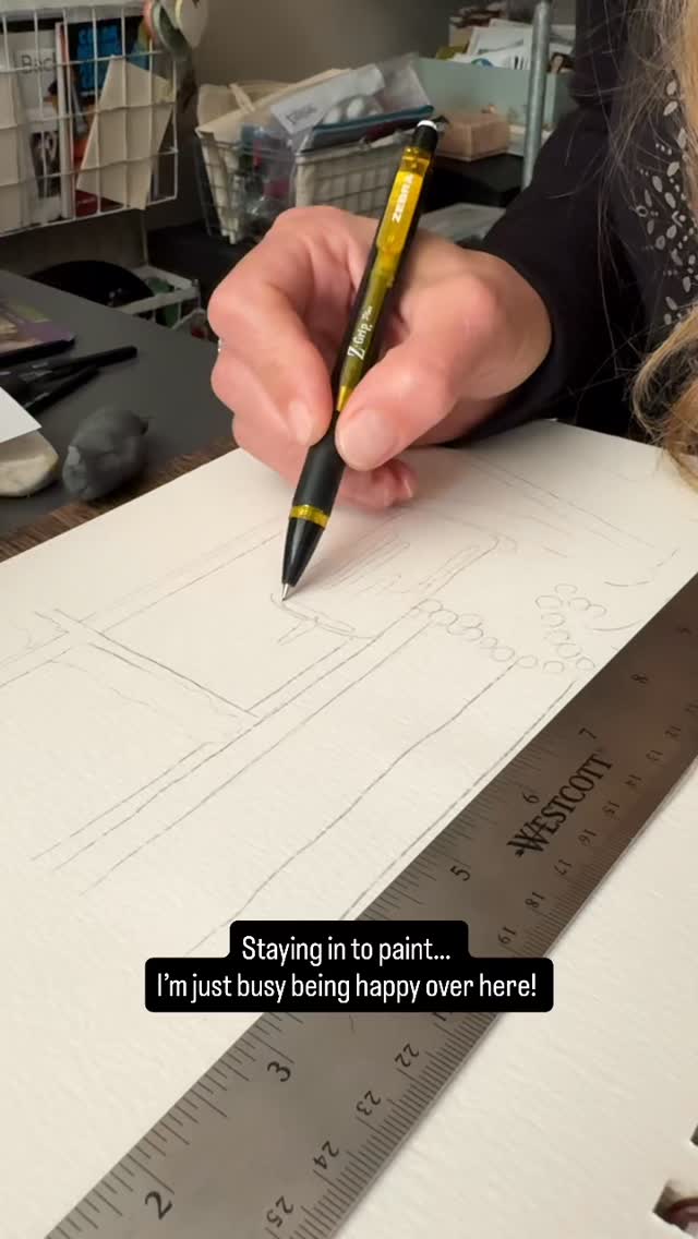 Canceling plans because my paint water is calling!
#watercolorpainting #watercolorclass #zoomartclass #watercolor