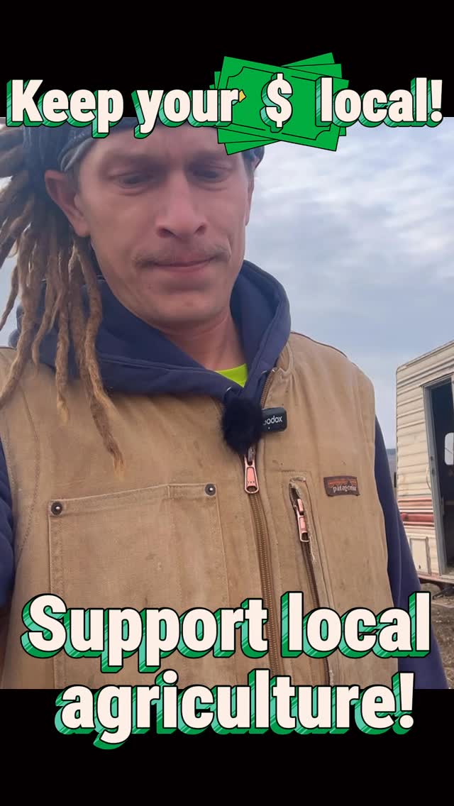 Keep your money local by supporting small, local businesses not just on Small Business Saturday, but every day of the year! When you shop with local farms, your money is more than likely flowing back into other local businesses that we love to support. Annaliese and I, along with all the other farmers we know, prioritize spending our money locally, which means any money you spend with us is sticking around and supporting your other neighbors as well.
#smallbusinesssaturday #localfarms #shoplocalcolorado #boulder #longmont